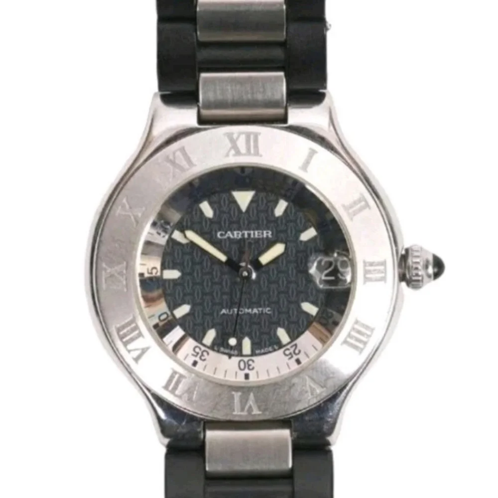 Cartier ~ Must de Cartier 21 Autoscaph 2427 Automatic Watch.